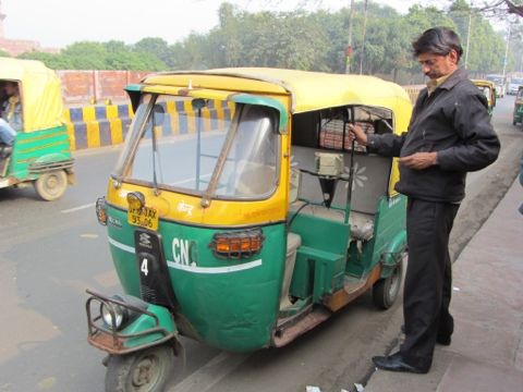 Rickshaw driver Agra