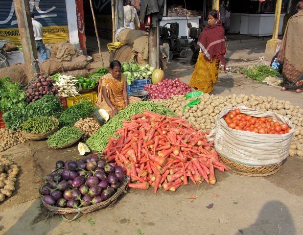 Carrot seller in Varanasi