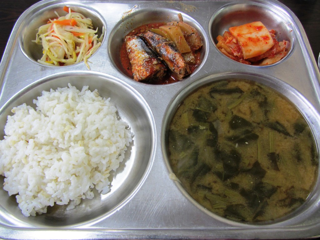 Monday lunch - Korean cafeteria