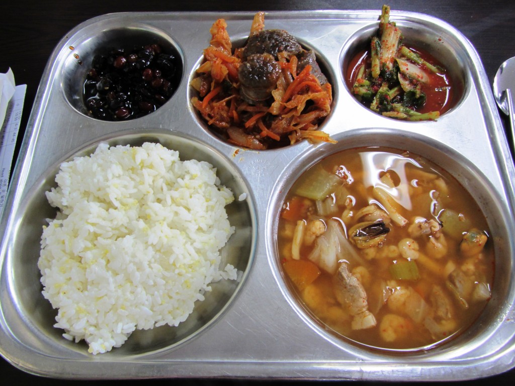 Thursday lunch - Korean cafeteria