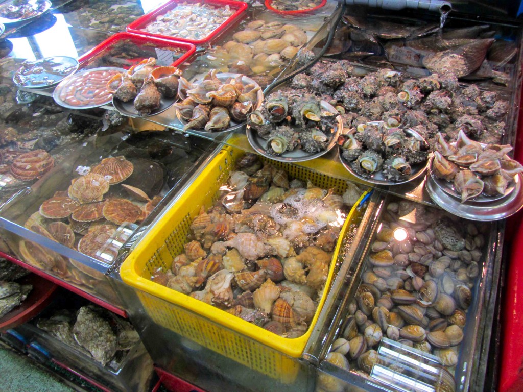 Fish market in Busan