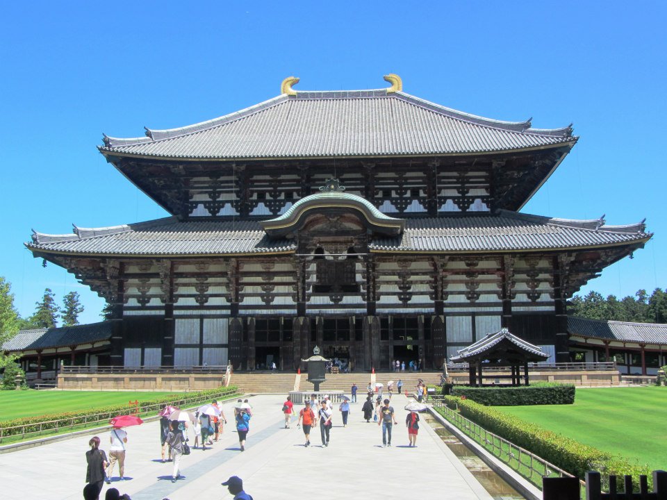 Horned temple of Nara, Japan