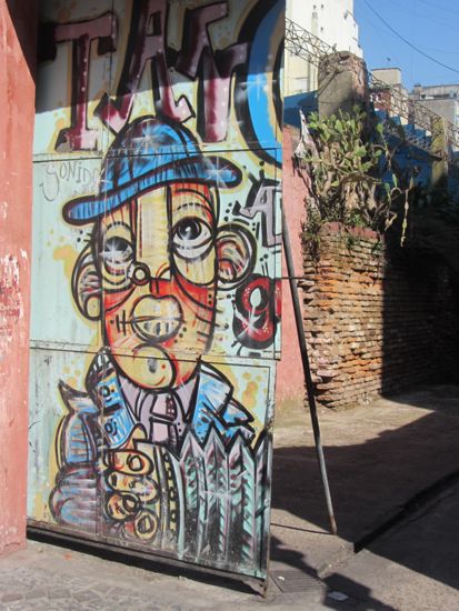 Street art in San Telmo