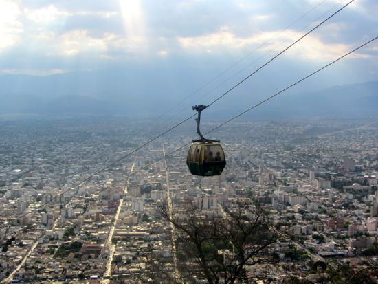 Gondola in Salta, Argentina