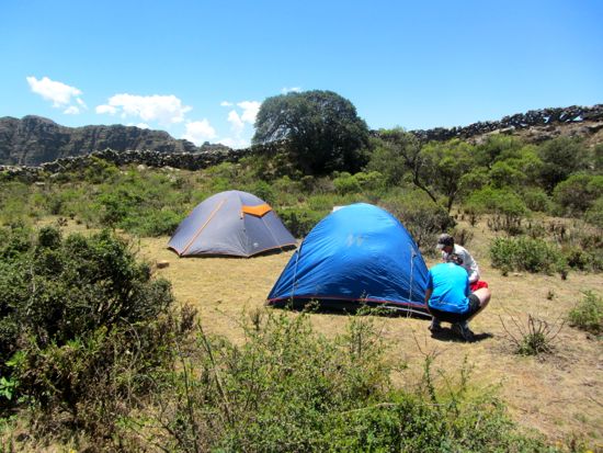 Camping in Bolivia