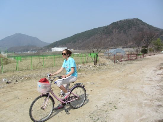 Cycling in Yeongwol, Korea