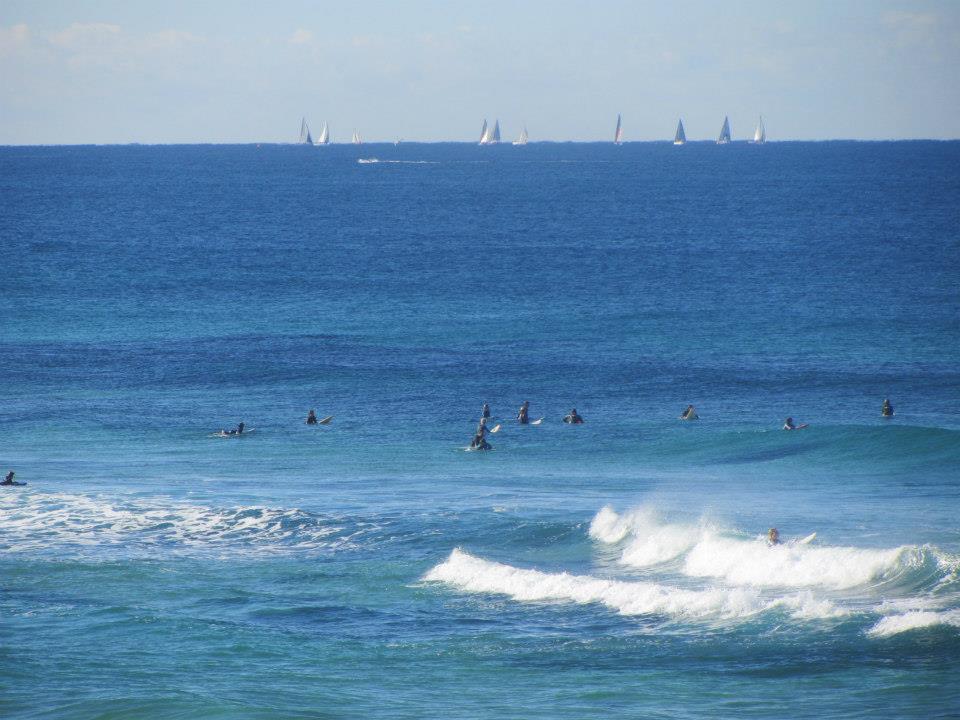 Bar Beach surfers