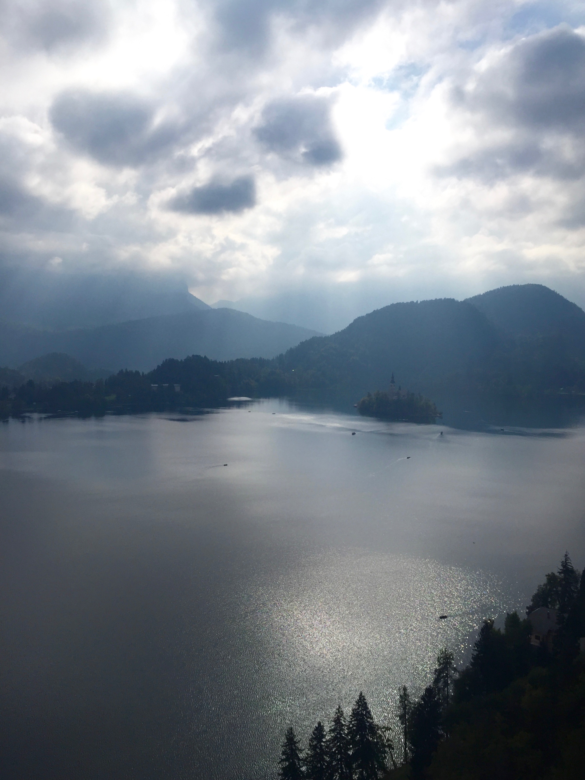 Bled Island from Bled Castle
