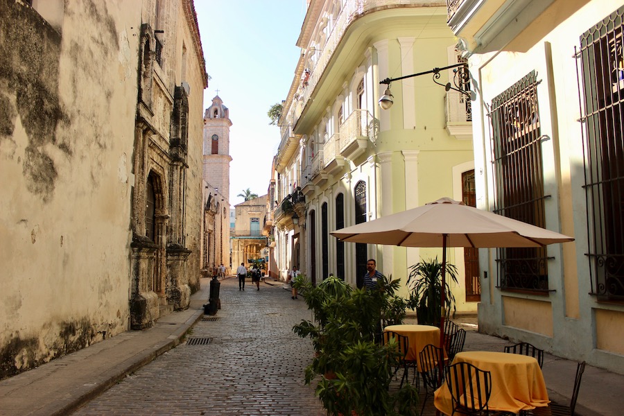 cobblestones in Havana