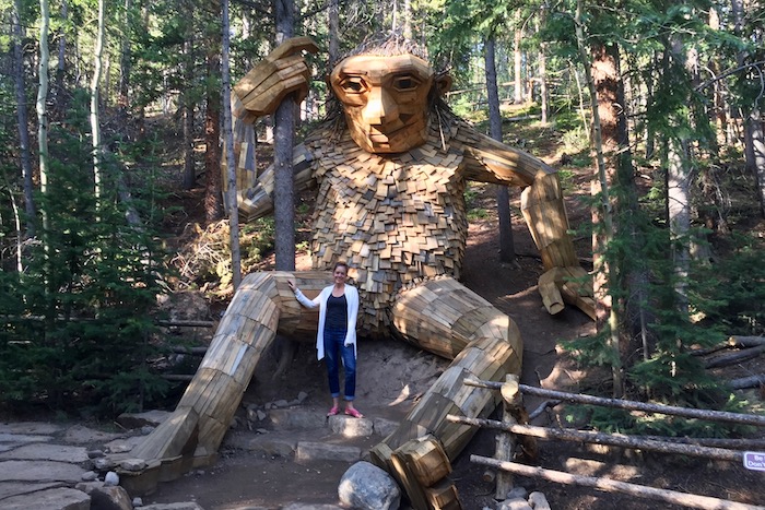 wooden troll Breckenridge